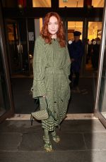 ELEANOR TOMLINSON at Burberry sStore at Harrods in London 02/01/2024