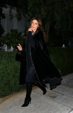 ELISA SEDNAOUI Arrives at Private Party at San Vicente Bungalows in West Hollywood 02/13/2024