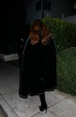 ELISA SEDNAOUI Arrives at Private Party at San Vicente Bungalows in West Hollywood 02/13/2024