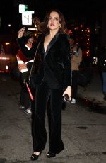 ELIZABETH GILLIES Arrives at YSL Pop-up Store in New York 02/08/2024