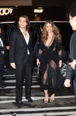 ELIZABETH HURLEY Arrives at Tod