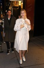 ELIZABETH MITCHELL Arrives at Tod’s Madison Avenue Store in New York 02/13/2024