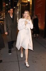 ELIZABETH MITCHELL Arrives at Tod’s Madison Avenue Store in New York 02/13/2024