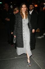 ELIZABETH OLSEN Arrives at a Chanel Dinner in New York 02/07/2024