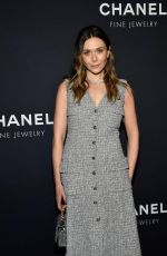ELIZABETH OLSEN at Chanel Celebrate Watches & Fine Jewelry Fifth Avenue Flagship Boutique Opening in New York 02/07/2024