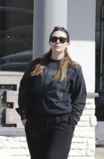 ELIZABETH OLSEN Out and About in Los Angeles 02/13/2024