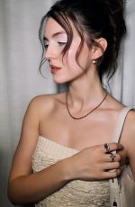 ELLA HUNT at a Photoshoot, February 2024