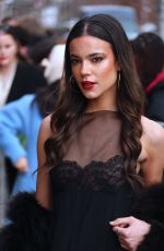 ELLA MENDELSOHN Arrives at Jason Wu Show at New York Fashion Week 02/11/2024