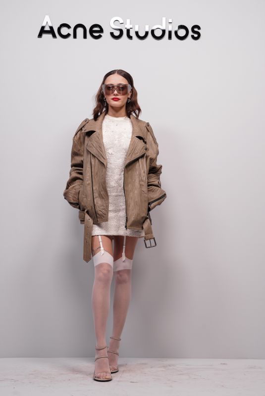 ELLA PURNELL at Acne Studios FW24 Fashion Show in Paris 02/28/2024