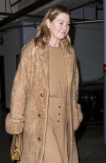 ELLEN POMPEO Out for Dinner with Friends at Sushi Park in Los Angeles 02/08/2024
