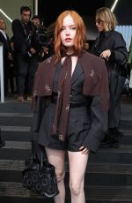 ELLIE BAMBER at Prada Fall/winter 2024 Womenswear Fashion Show at Milan Fashion Week 02/22/2024