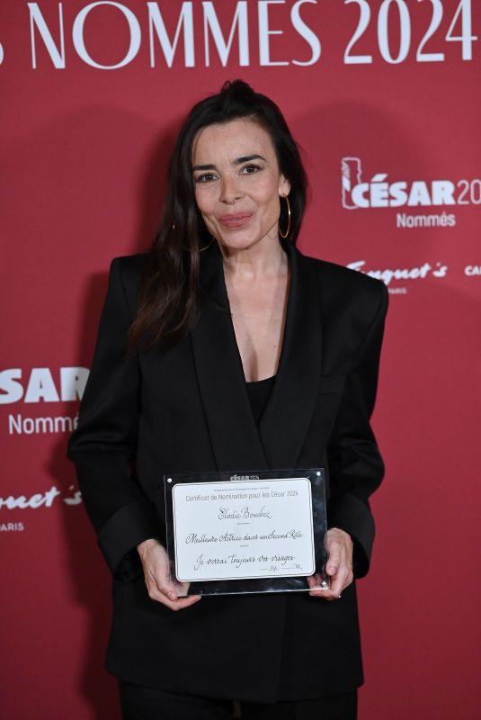 ELODIE BOUCHEZ at Cesar 2024 Nominee Dinner at Le Fouquet’s in Paris 02/05/2024