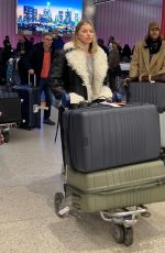 ELSA HOSK Arrives at LAX Airport in Los Angeles 02/04/2024