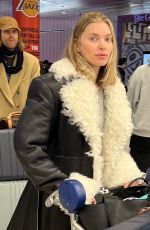 ELSA HOSK Arrives at LAX Airport in Los Angeles 02/04/2024