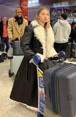 ELSA HOSK Arrives at LAX Airport in Los Angeles 02/04/2024