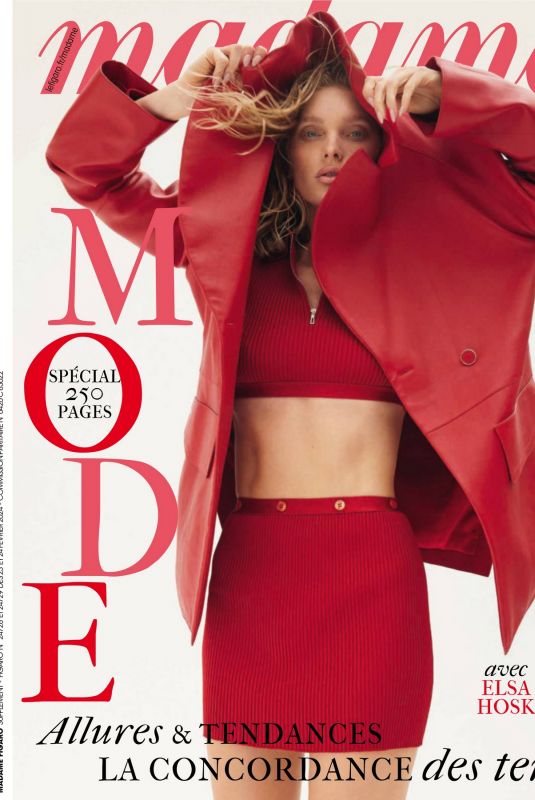 ELSA HOSK in Madame Figaro , February 2024