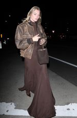 ELSA HOSK Leaves E Baldi Restaurant in Beverly Hills 02/14/2024