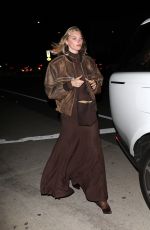 ELSA HOSK Leaves E Baldi Restaurant in Beverly Hills 02/14/2024