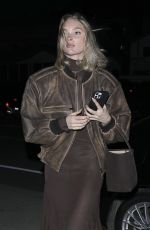 ELSA HOSK Leaves E Baldi Restaurant in Beverly Hills 02/14/2024