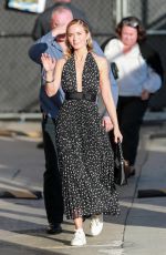 EMILY BLUNT Arrives at Jimmy Kimmel Live 02/22/2024