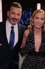 EMILY BLUNT at Jimmy Kimmel Live 02/22/2024