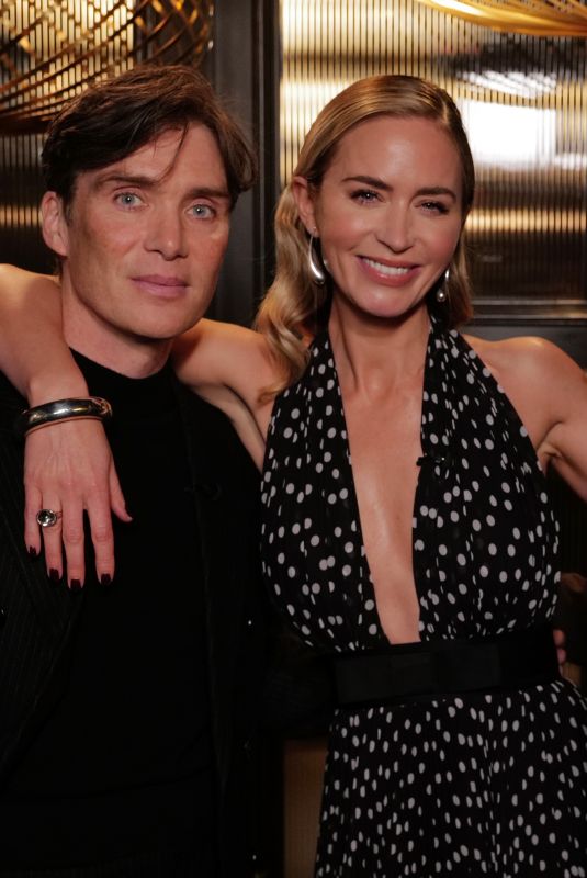 EMILY BLUNT at Jimmy Kimmel Live 02/22/2024