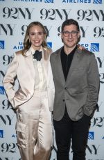 EMILY BLUNT at Oppenheimer Discussion at 92NY in New York 02/06/2024
