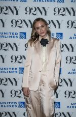 EMILY BLUNT at Oppenheimer Discussion at 92NY in New York 02/06/2024