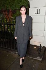 EMILY CAREY at Dunhill & Bsbp Pre-bafta Filmmakers Dinner and Party in London 02/13/2024