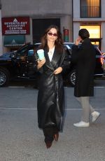 EMILY RATAJKOWSKI Arrives at Tory Burch Fashion Show in New York 02/12/2024