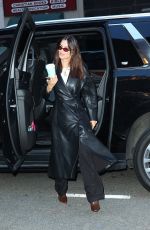 EMILY RATAJKOWSKI Arrives at Tory Burch Fashion Show in New York 02/12/2024