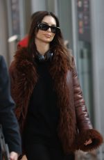 EMILY RATAJKOWSKI at Charles de Gaulle Airport in Paris 02/27/2024