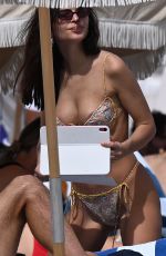 EMILY RATAJKOWSKI in Bikini at a Beach in Miami 02/17/2024