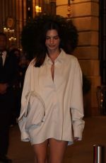 EMILY RATAJKOWSKI Leaves Her Hotel in Paris 02/28/2024