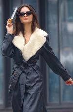 EMILY RATAJKOWSKI Out for a Morning Walk in New York 02/23/2024