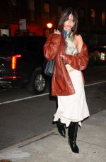 EMILY RATAJKOWSKI Out for Finner with a Friend in New York 02/05/2024