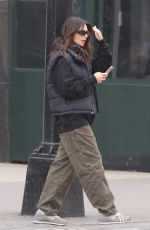 EMILY RATAJKOWSKI Out with a Friend in New York 02/21/2024