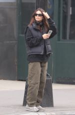 EMILY RATAJKOWSKI Out with a Friend in New York 02/21/2024
