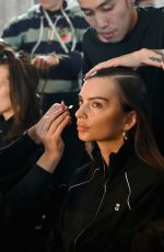 EMILY RATAJKOWSKI Walks Runway at Tory Burch Fashion Show in New York 02/12/2024
