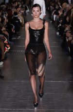 EMILY RATAJKOWSKI Walks Runway at Tory Burch Fashion Show in New York 02/12/2024