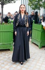 EMMA BROOKS at Christian Dior Show at Paris Fashion Week 02/27/2024