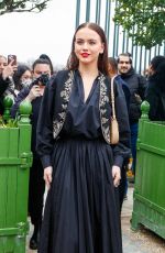 EMMA BROOKS at Christian Dior Show at Paris Fashion Week 02/27/2024