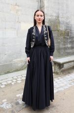 EMMA BROOKS at Christian Dior Show at Paris Fashion Week 02/27/2024