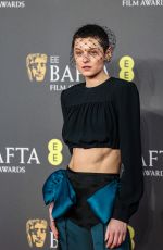 EMMA CORRIN at EE Bafta Film Awards 2024 in London 02/18/2024