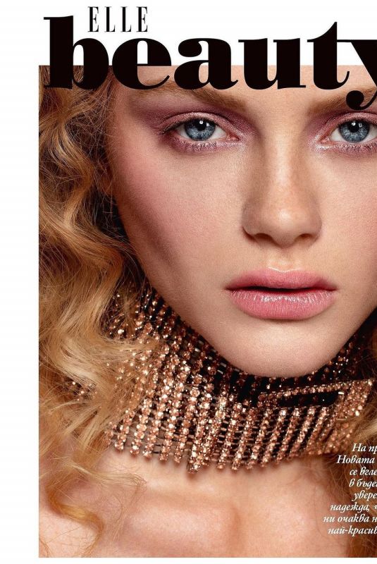 EMMA LAIRD on the Cover of Elle Magazine, February 2024