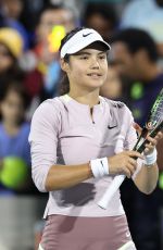 EMMA RADUCANU at Mubadala Abu Dhabi Open in Abu Dhabi 02/05/2024