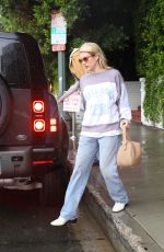 EMMA ROBERTS Leaves Lunch at Chateau Marmont in Los Angeles 02/06/2024