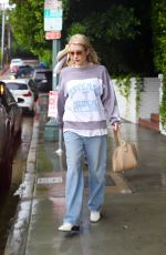 EMMA ROBERTS Leaves Lunch at Chateau Marmont in Los Angeles 02/06/2024
