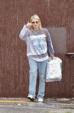EMMA ROBERTS Leaves Lunch at Chateau Marmont in Los Angeles 02/06/2024