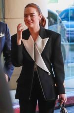 EMMA STONE Arrives at 96th Oscars Nominees Luncheon in Beverly Hills 02/12/2024